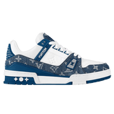 Louis Vuitton Trainer Sneaker Navy / Dark Blue / White